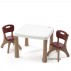 Набор: стол и 2 стула "KITCHEN TABLE & CHAIRS" Step2 41383
